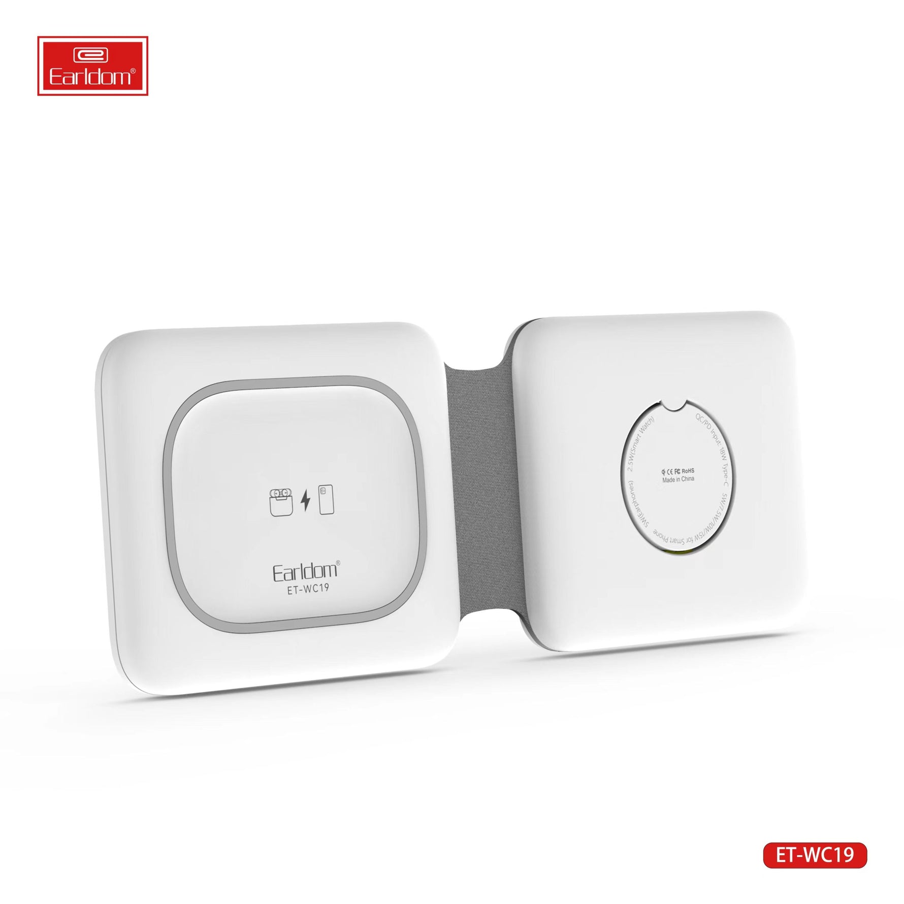 Earldom® WC19 Magnetic Wireless Charger 3 In 1 - TQ STORE