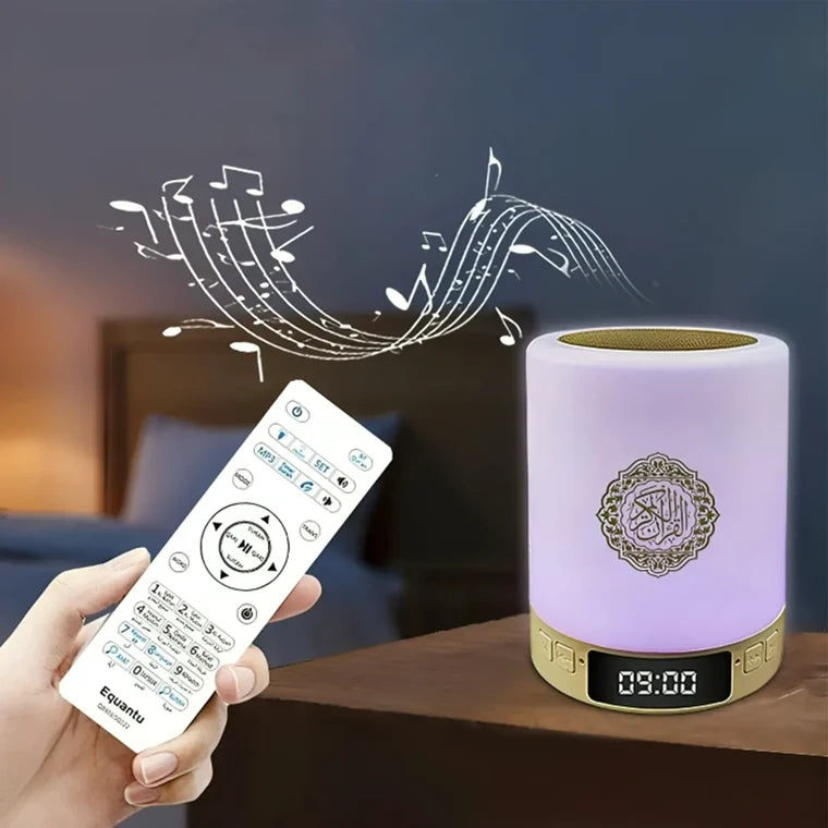 Equantu SQ122 Touch Lamp Azan Clock and Quran Speaker