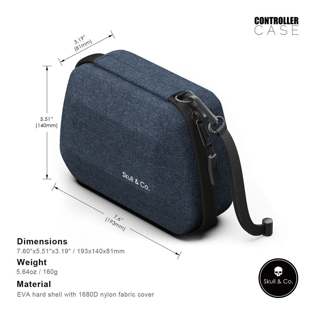 Skull & Co. Carrying Case Black PS5/PS4/XBOX/SWITCH Pro Controllers - TQ STORE