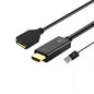 Hdmi to Display Port Adapter USB Powered