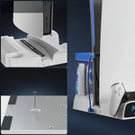 DOBE PS5 Cooling Fan with DualSense LED Charger - TQ STORE