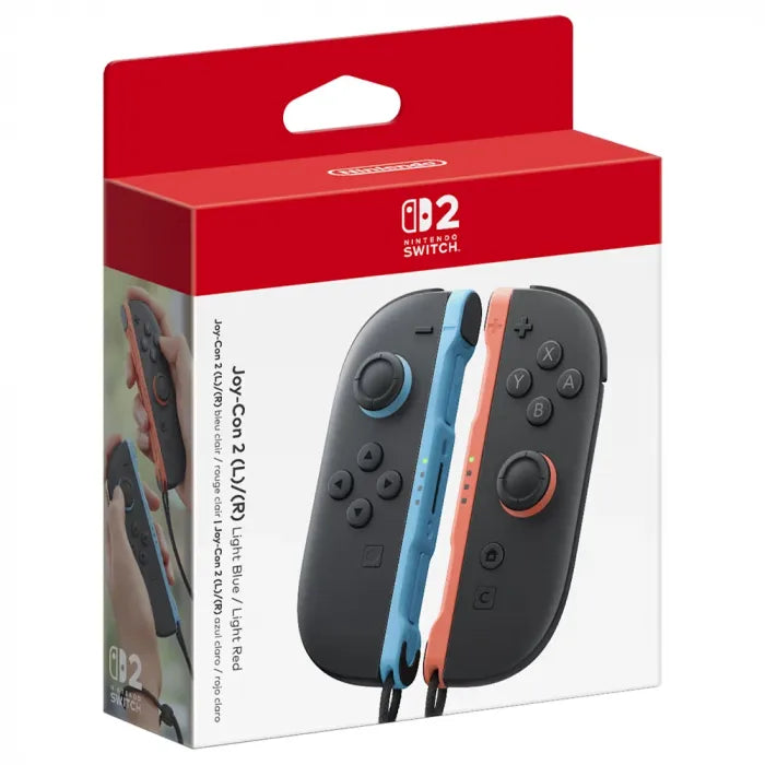 JOY-CON 2 CONTROLLERS FOR NINTENDO SWITCH 2 (L)/(R) LIGHT BLUE/LIGHT RED - TQ STORE