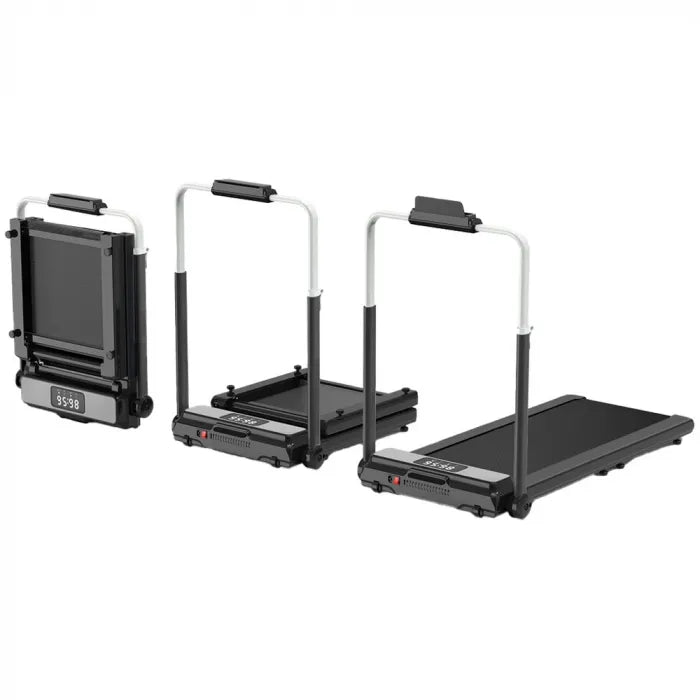 POWEROLOGY FOLDING DESIGN WALKING AND RUNNING PAD - BLACK