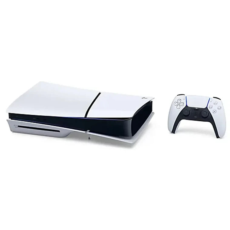 PlayStation 5 Slim Disc Edition Console with Two DualSense Controllers - R2