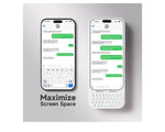 Akko MetaKey Keyboard for iPhone 17 Pro Max Maximize Screen Space Keyboard Case for Accurate Typing - lowest price in kuwait