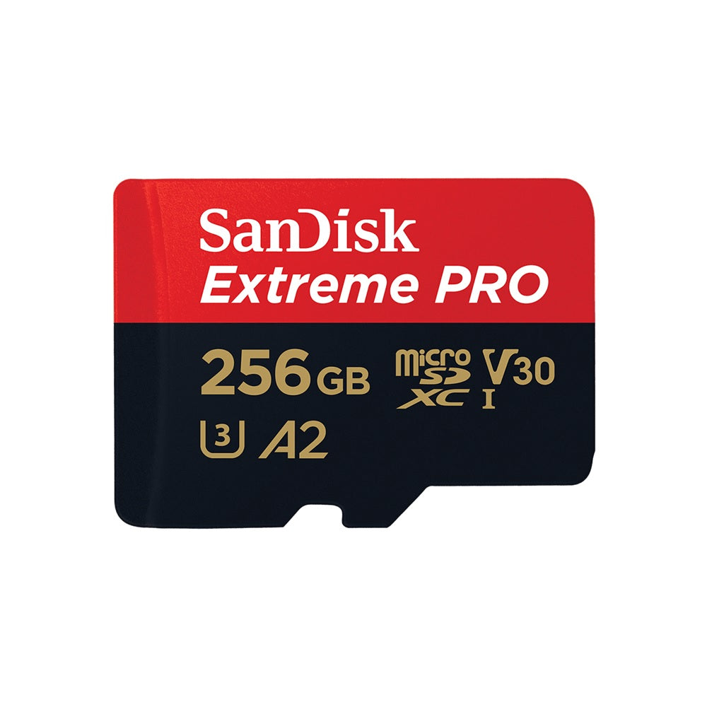 SanDisk 256GB Extreme Pro microSD Memory Card – 200MB/s
