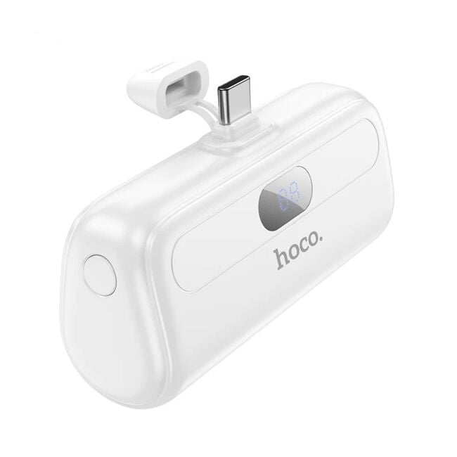 Hoco J116 Portable USB-C Power Bank 5000mAh – White