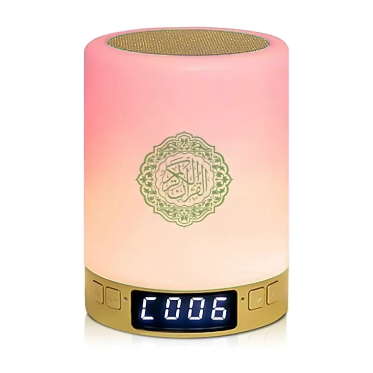 Equantu SQ122 Touch Lamp Azan Clock and Quran Speaker