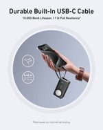 Anker Maggo Power Bank 10K 35W For Apple Watch Built-In Usb-C – Black - TQ STORE