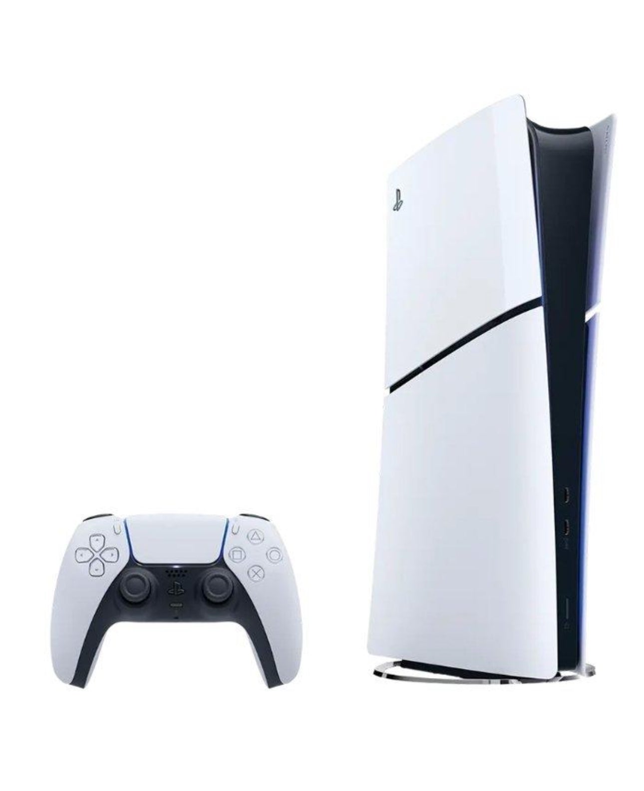 Sony PlayStation 5 Slim Digital Edition Console + Dual Sense Wireless White Controller - TQ STORE