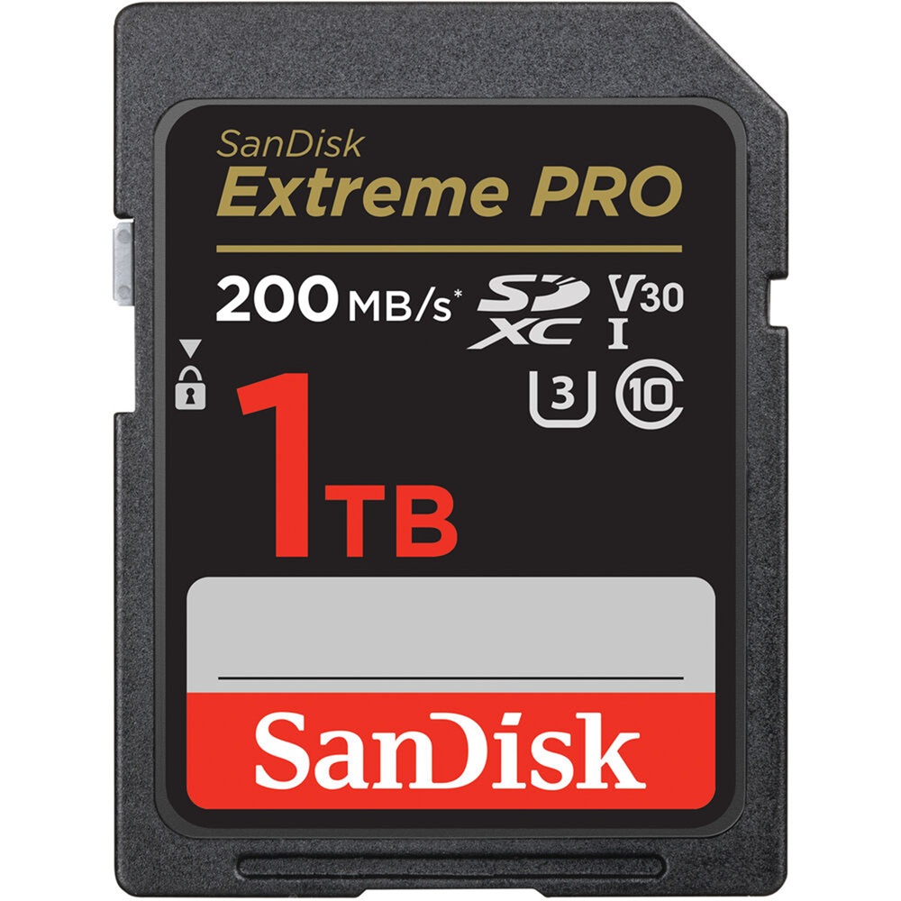 SanDisk 1TB Extreme PRO SD Card, 200MB/s