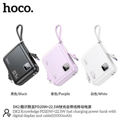 Hoco DK2 PD20W+22.5W Fast Charging Powerbank 10000mAh