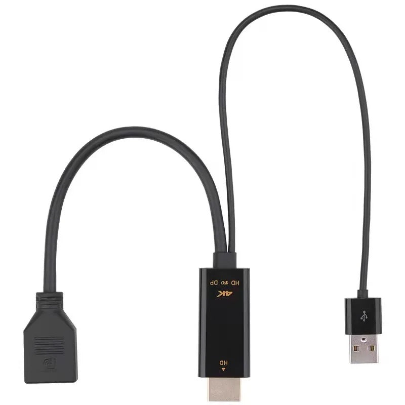 Hdmi to Display Port Adapter USB Powered