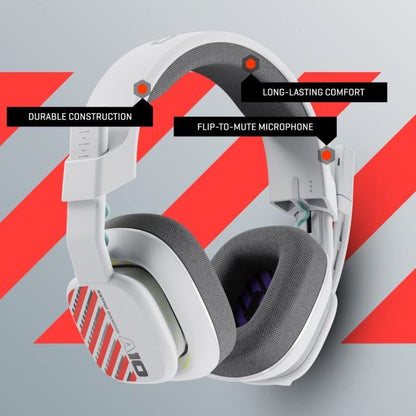 ASTRO A10 GEN 2 PLAYSTATION CHALLENGER GAMING HEADSET - WHITE