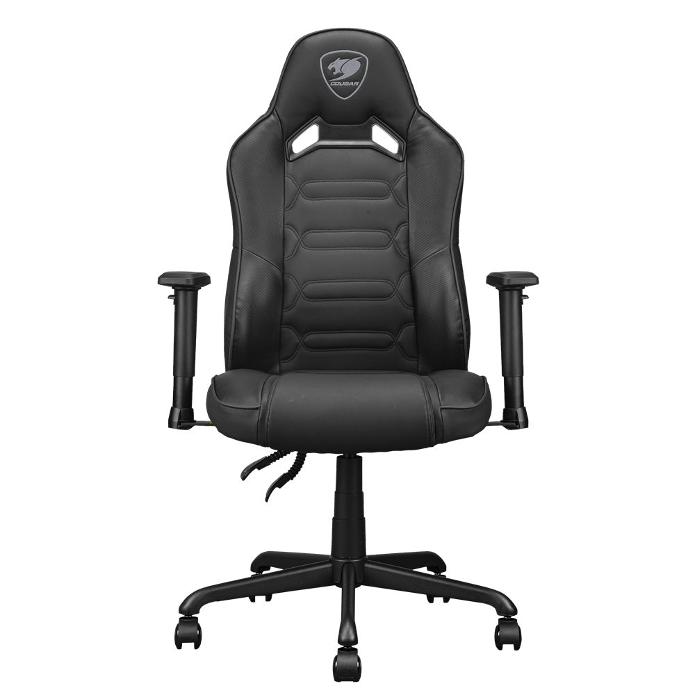 Cougar Fusion S Black Gaming Chair, 120kg with Assemble