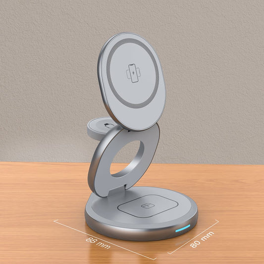 3 in 1 Foldable Wireless Charging Stand