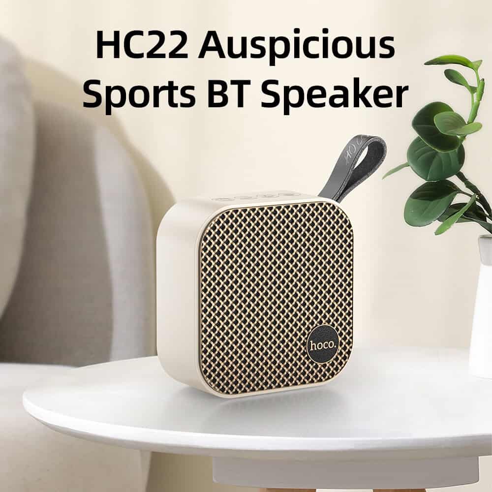 Hoco Bluetooth 5.2 Speaker Auspicious Portable Speaker HC22