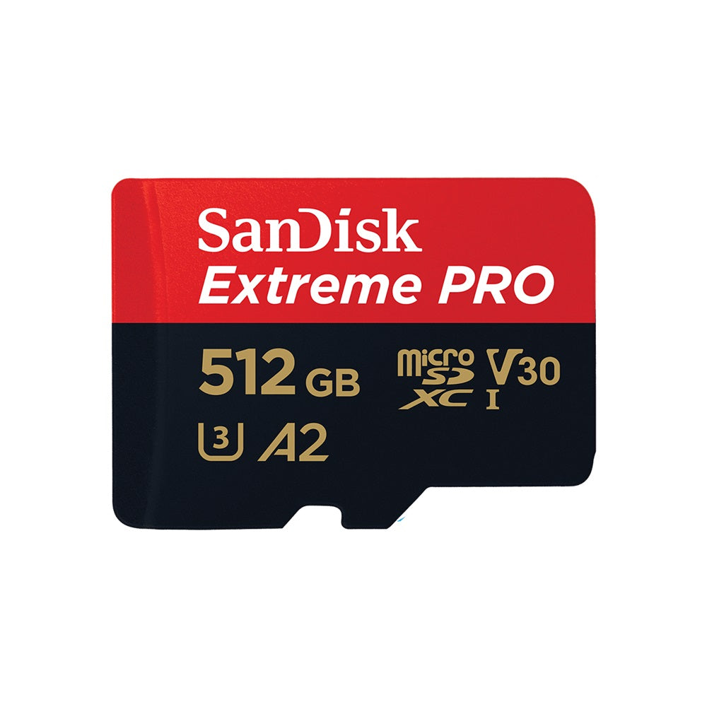SanDisk 512GB Extreme Pro microSD Memory Card – 200MB/s