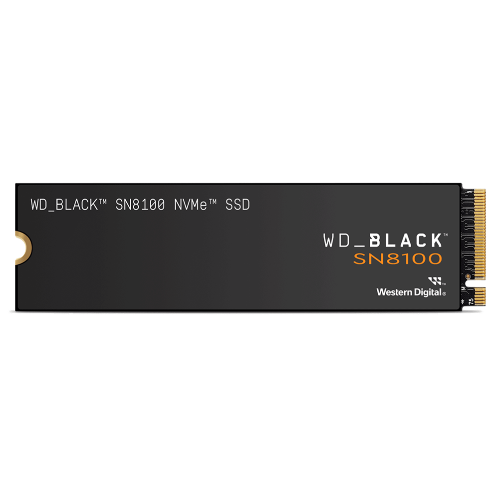 WD_BLACK 2TB SN8100 M.2 NVMe SSD PCIe Gen 5 Without Heatsink, 14900MB/s
