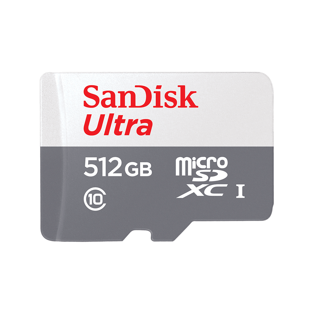 SanDisk 512GB Ultra microSD Card, 100MB/s