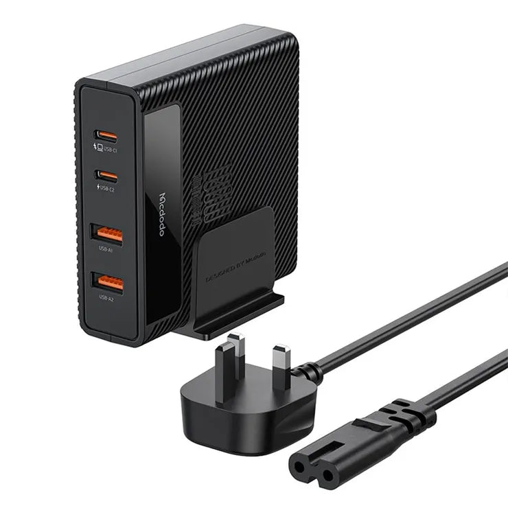 MCDODO CH-180 MDD Type-C PD 100W Fast Charger Station 4-in-1 Desktop GaN Phone Charger - UK Plug