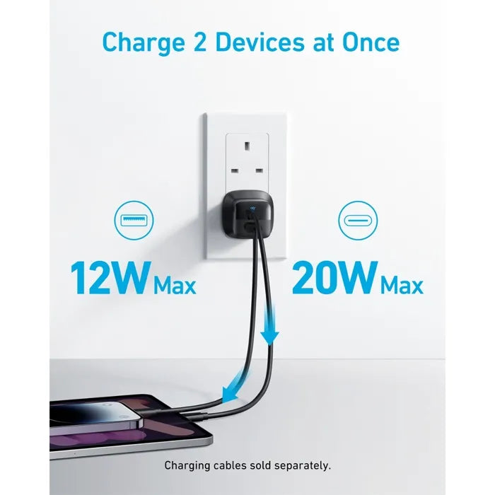 ANKER 323 CHARGER (33W) -BLACK