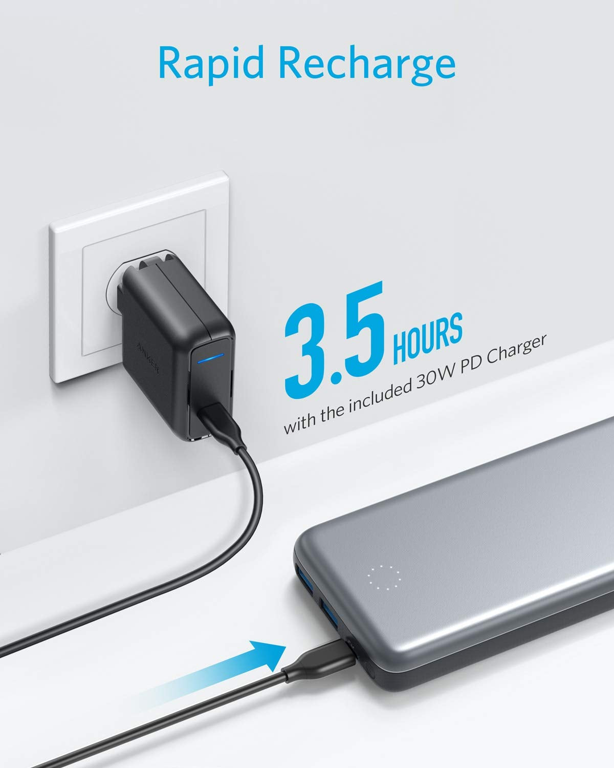 ANKER POWERCORE+ 19000 PD CHARGER AND USB-C HUB POWER BANK