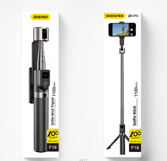 Dudao F18 Selfie Pole With Tripod & Bluetooth