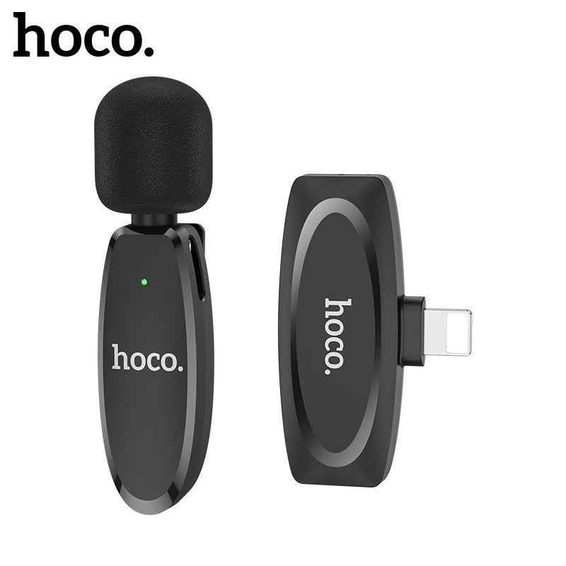 Hoco L15 Lavalier Wireless Digital Microphone for iPhone.