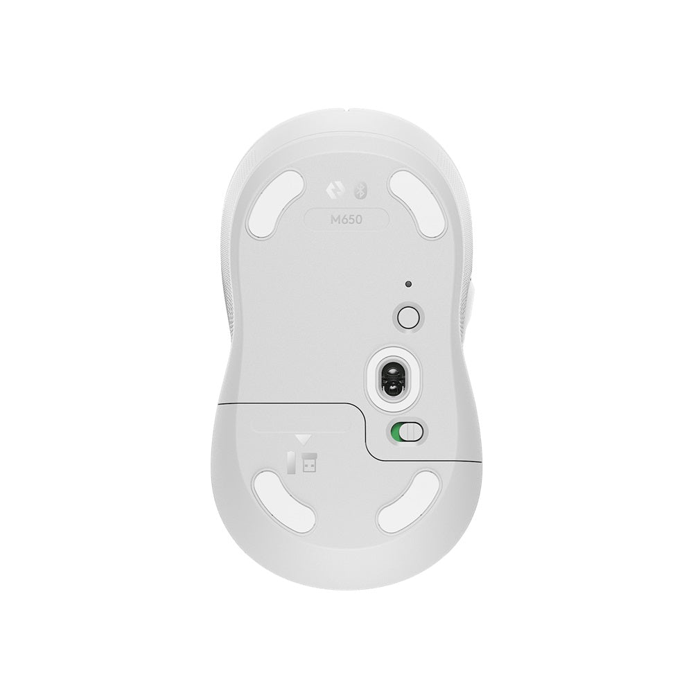 Logitech Signature M650 Wireless Bluetooth Mouse – Off-White