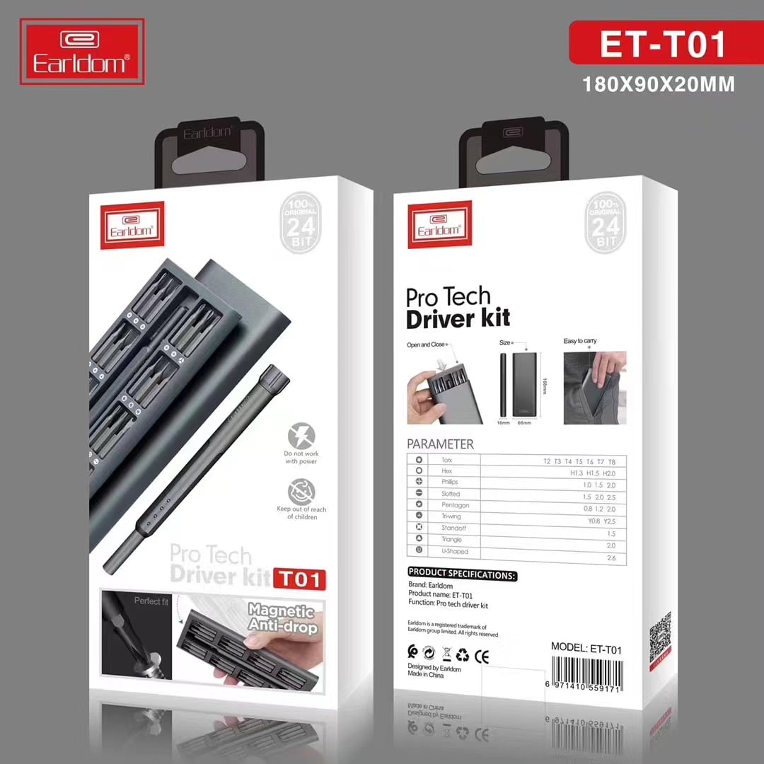 Earldom® T01 Pro Tech Driver Kit