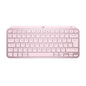 Logitech MX Keys Mini Minimalist Wireless Illuminated Keyboard – Rose