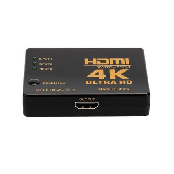 Onten 7593 3 in 1 Out HDMI 4K Splitter Converter