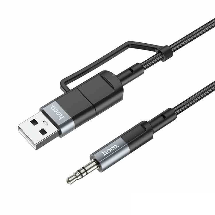 hoco UPA23 2 in 1 Type-C+USB Digital Audio Conversion Cable