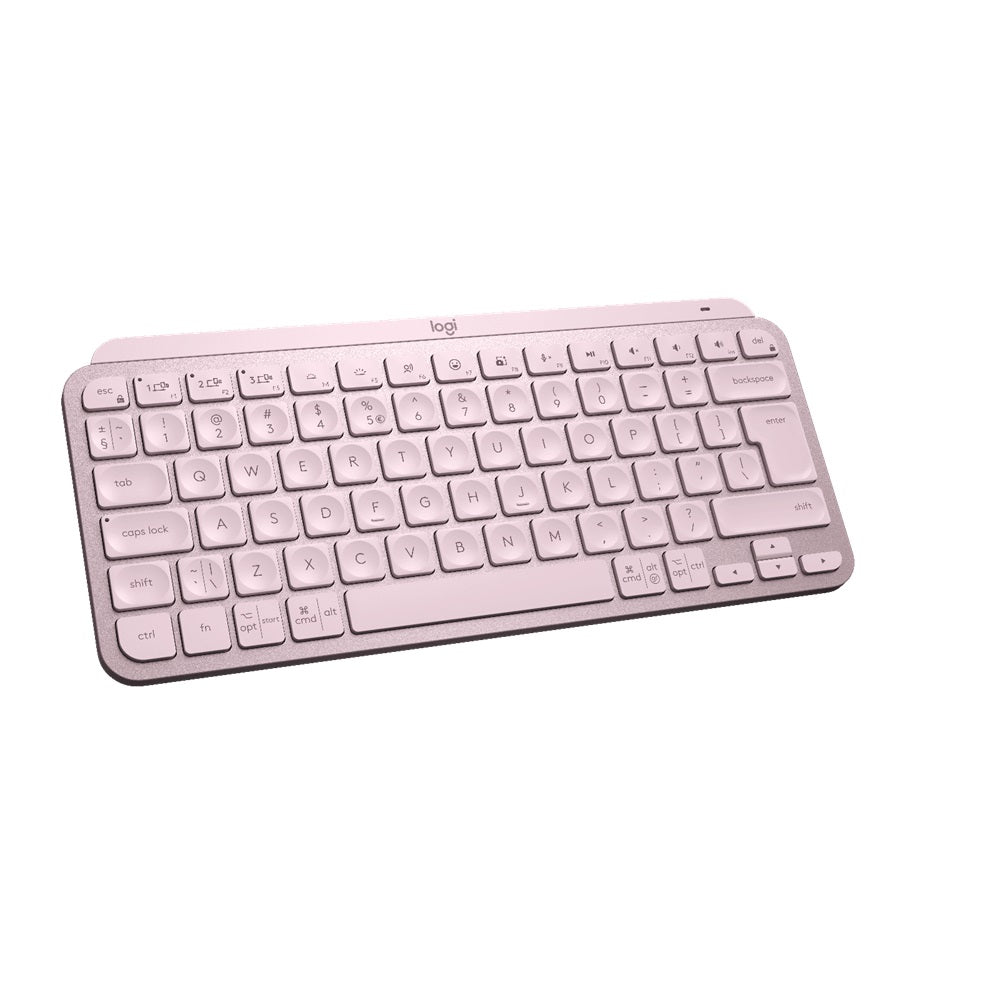 Logitech MX Keys Mini Minimalist Wireless Illuminated Keyboard – Rose