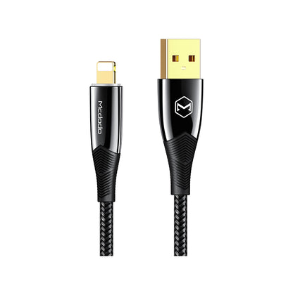 Mcdodo CA-8060 Gold Plated Connectors Auto Power Off Lightning Cable – 1.2 meter