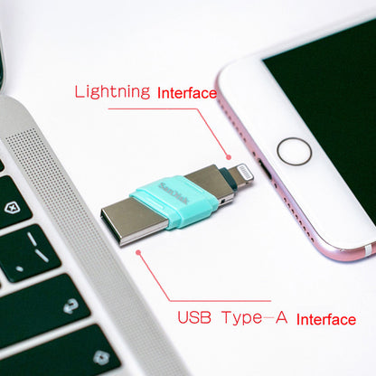 SanDisk 256GB iXpand Flip USB Type-A + Lightning Flash Drive