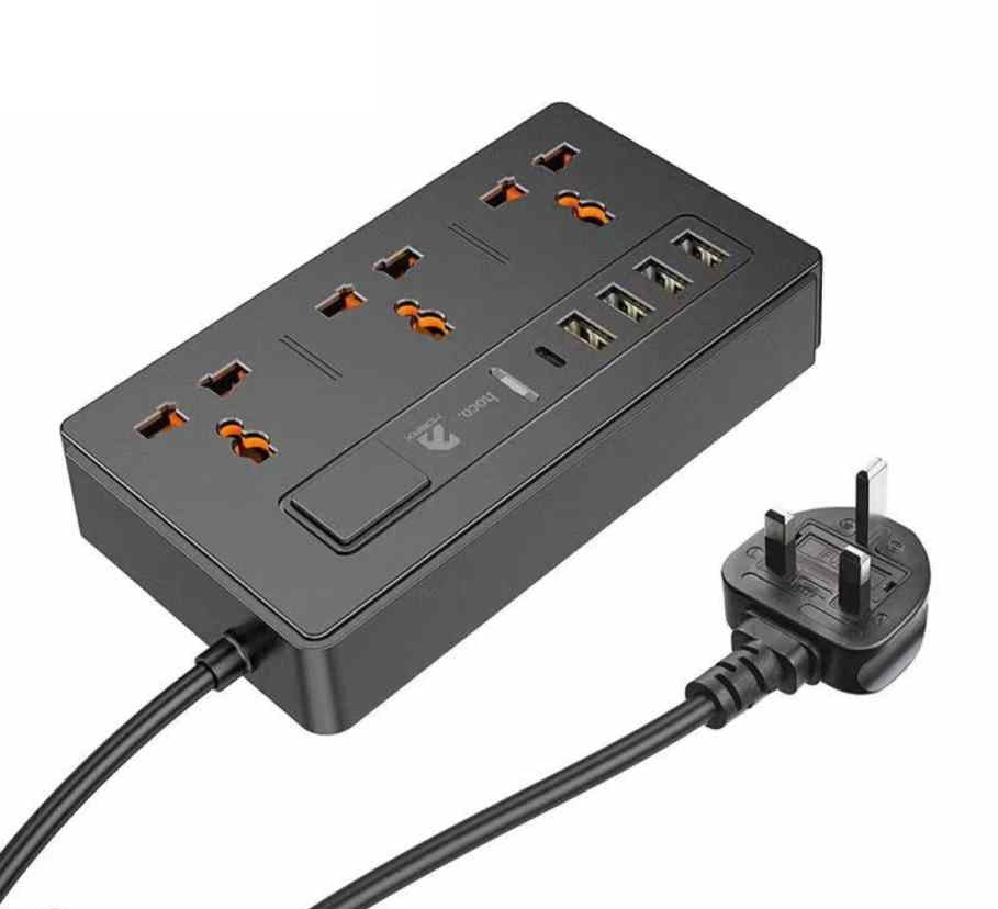 Hoco Mobax DC15 2in1 Multi Socket PD 20W Charger Extention