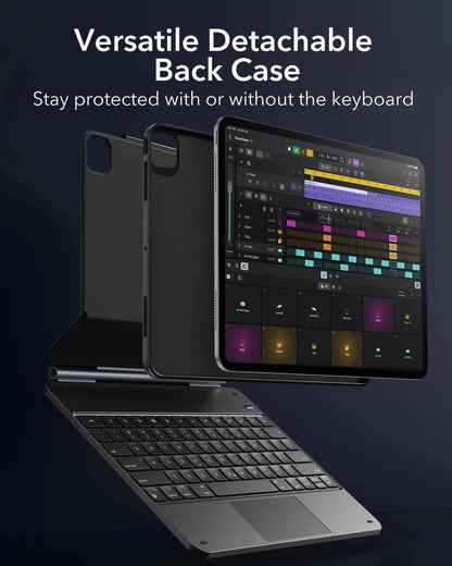 iPad Air 11 inch 2024 ESR Rebound Magnetic Keyboard Case 360 ( لوحة المفاتيح العربية الإنجليزية ) التسليم في ٦ أيام