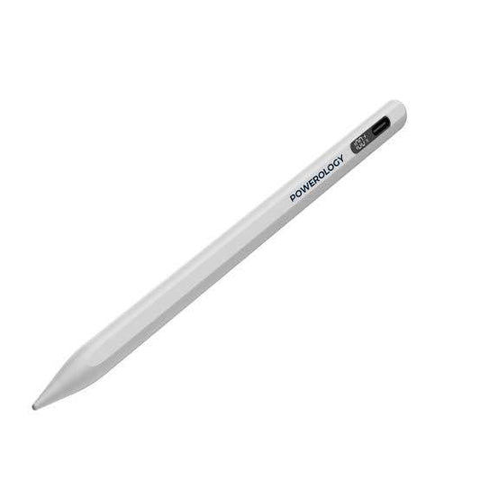 Powerology Digital Stylus 2018-2024 iPad Models – White