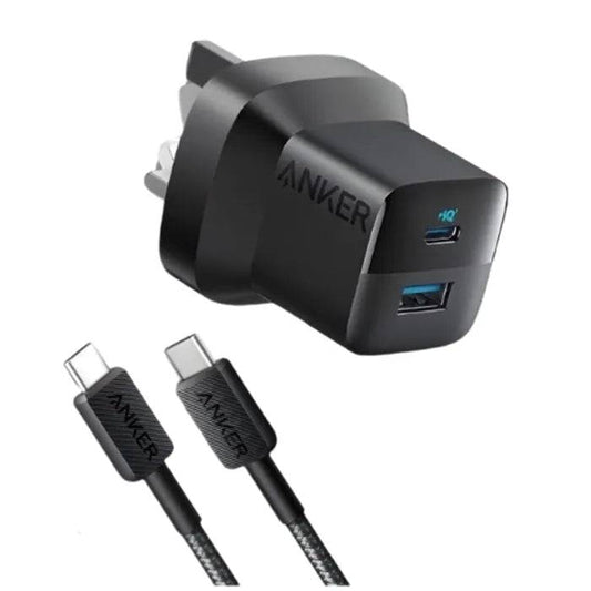 ANKER 323 CHARGER WITH 322 USB-C TO USB-C CABLE