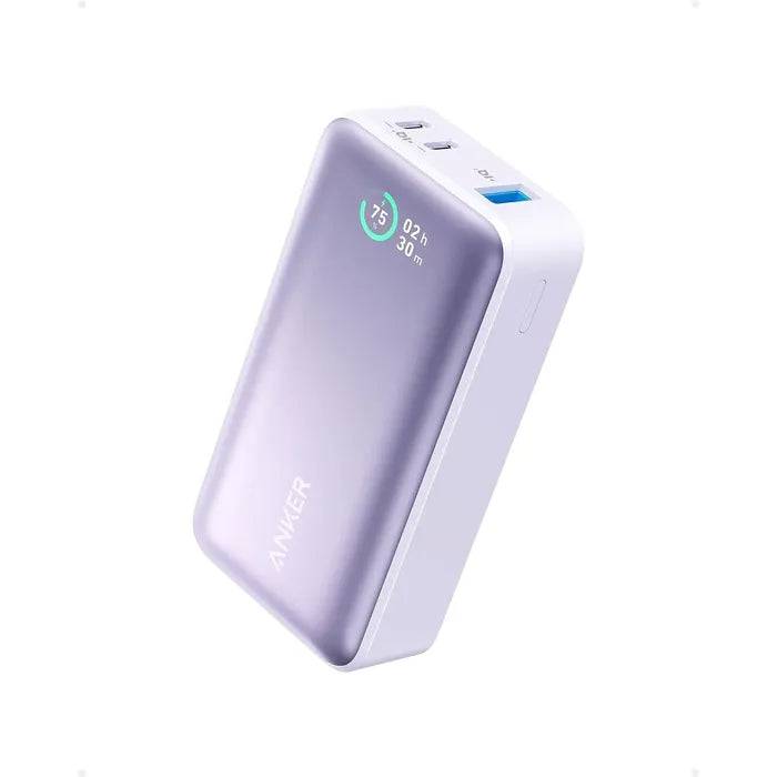 ANKER 533 POWER BANK 10000 MAH 30W + DISPLAY - VIOLET - TQ STORE