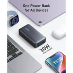 ANKER 533 POWERCORE 10000MAH 30W PD POWER BANK - BLACK - TQ STORE