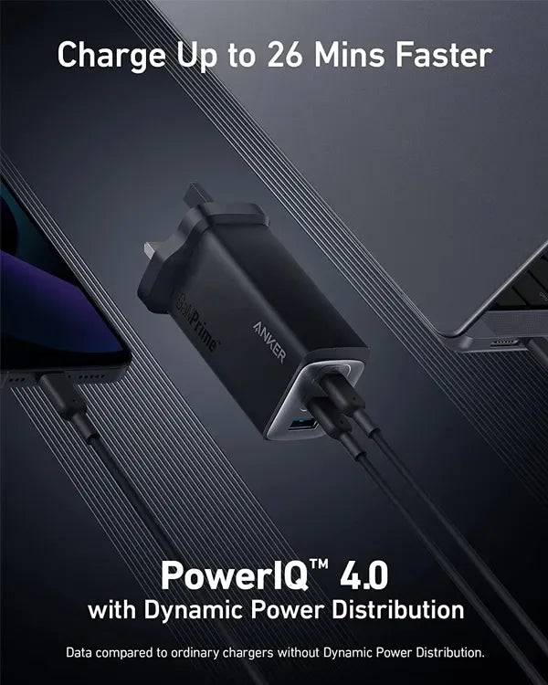 ANKER 737 GANPRIME 120W  CHARGER - BLACK - TQ STORE