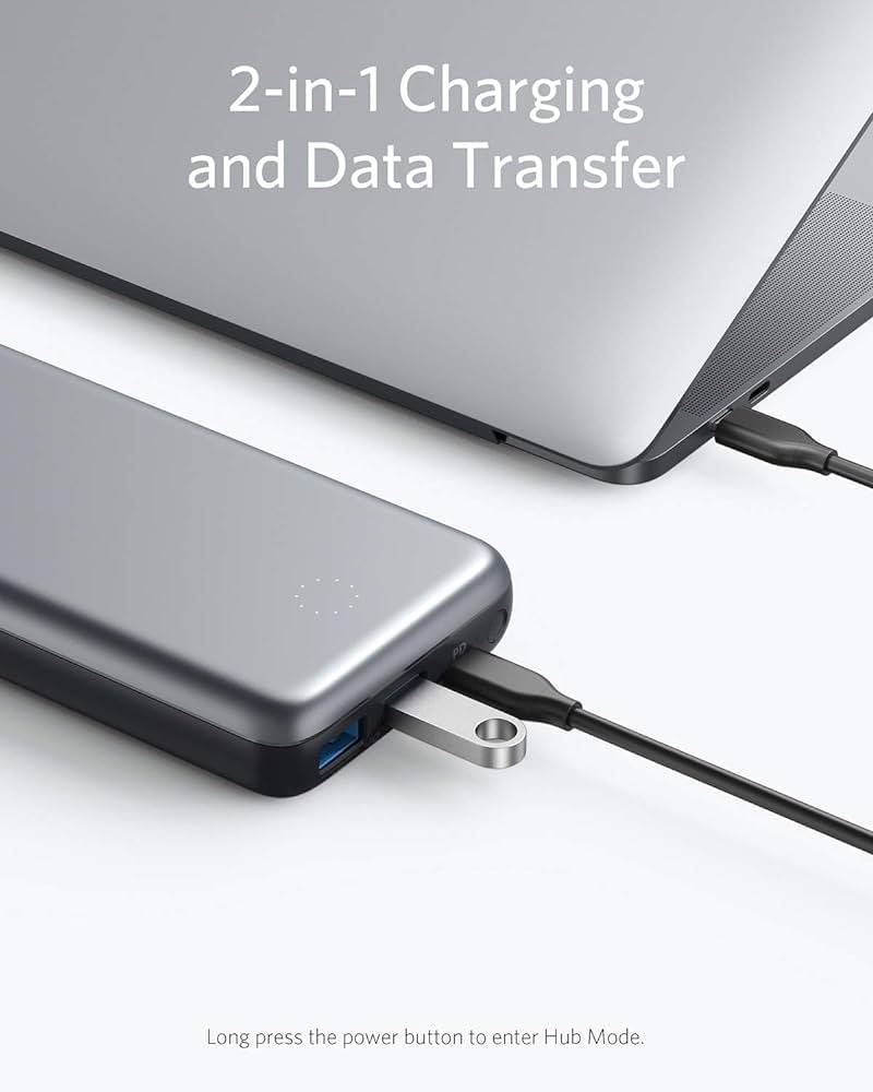 ANKER POWERCORE+ 19000 PD CHARGER AND USB-C HUB POWER BANK