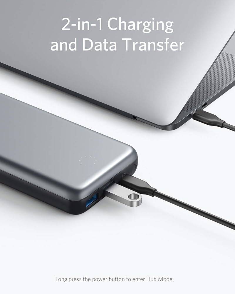 ANKER POWERCORE+ 19000 PD CHARGER AND USB-C HUB POWER BANK - TQ STORE