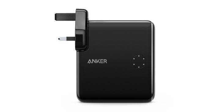 ANKER POWERCORE FUSION POWER DELIVERY BATTERY AND CHARGER - BLACK