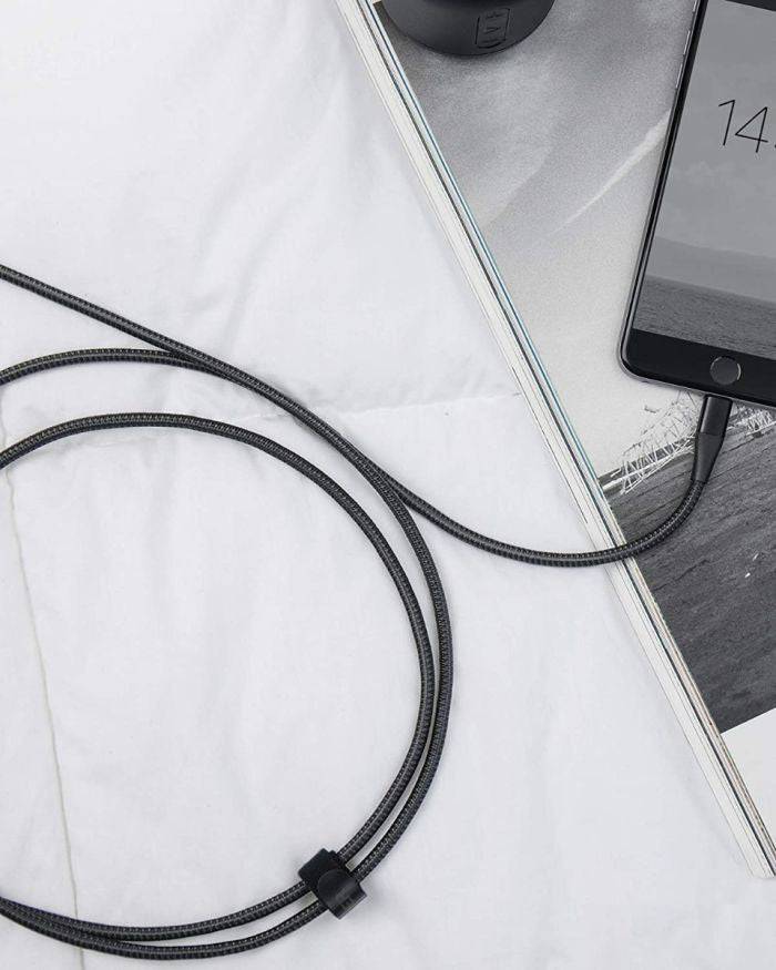 ANKER POWERLINE + II WITH LIGHTNING CONNECTOR (1.8M/6FT) - BLACK - TQ STORE