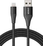 ANKER POWERLINE + II WITH LIGHTNING CONNECTOR (1.8M/6FT) - BLACK