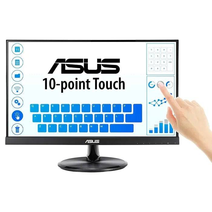 ASUS VT229H 21.5" MONITOR 1080P IPS 10-POINT TOUCH EYE CARE WITH HDMI VGA - BLACK - TQ STORE